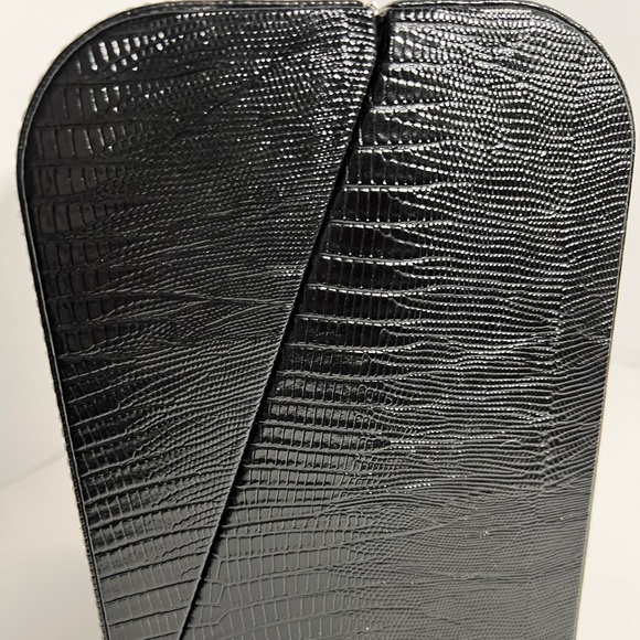 Renzo Romagnoli Black Crocco Leather Single Watch Wander Box RENZBO-045 - Picture 3 of 16